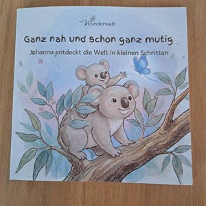 Kundenfoto aus einer Etsy-Bewertung zum Koala-Kinderbuch